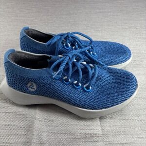 Allbirds Tree Dasher 2 Blue Knit Running Shoes Womens Size 9.5 TD2 Sneakers